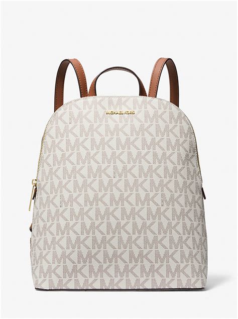 michael kors cindy large backpack|Cindy Large Signature Logo Backpack .